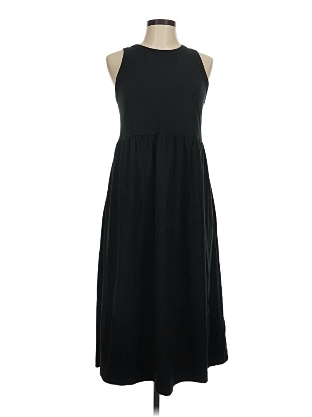 NWT Black Sleeveless Midi Dress - Classic A-Line